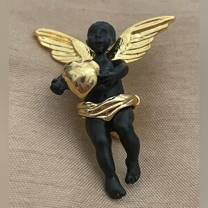 Rare Coreen Simpson guardian angel brooch